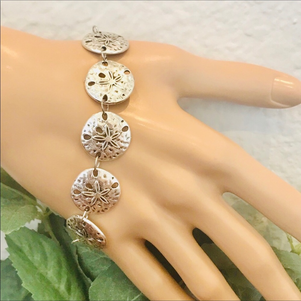 🎁 Silver Ocean Shell Beach Bracelet Jewelry 🎁
